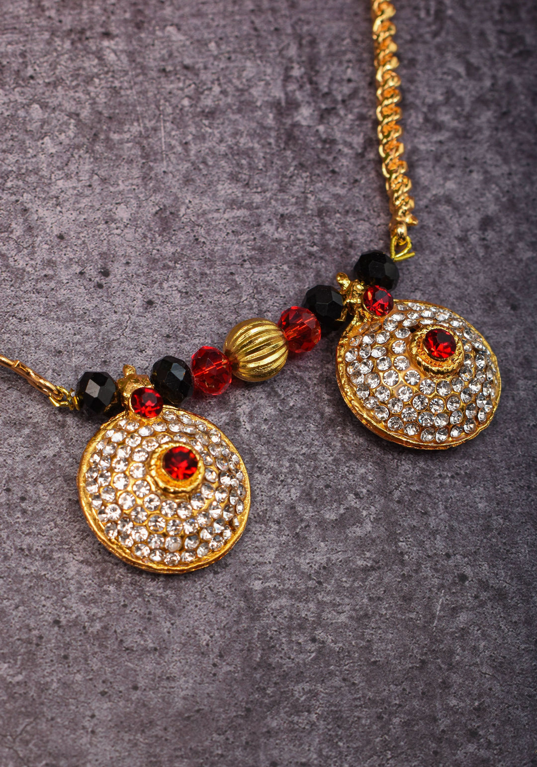 Stone studded Small Taali with Chain for Varalakshmi