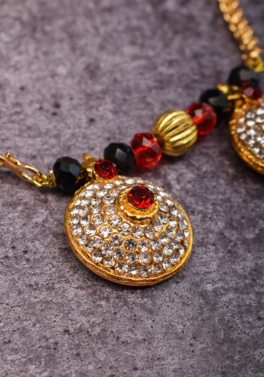 Stone studded Small Taali with Chain for Varalakshmi