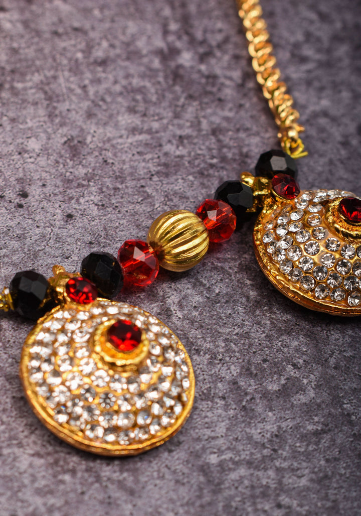 Stone studded Small Taali with Chain for Varalakshmi