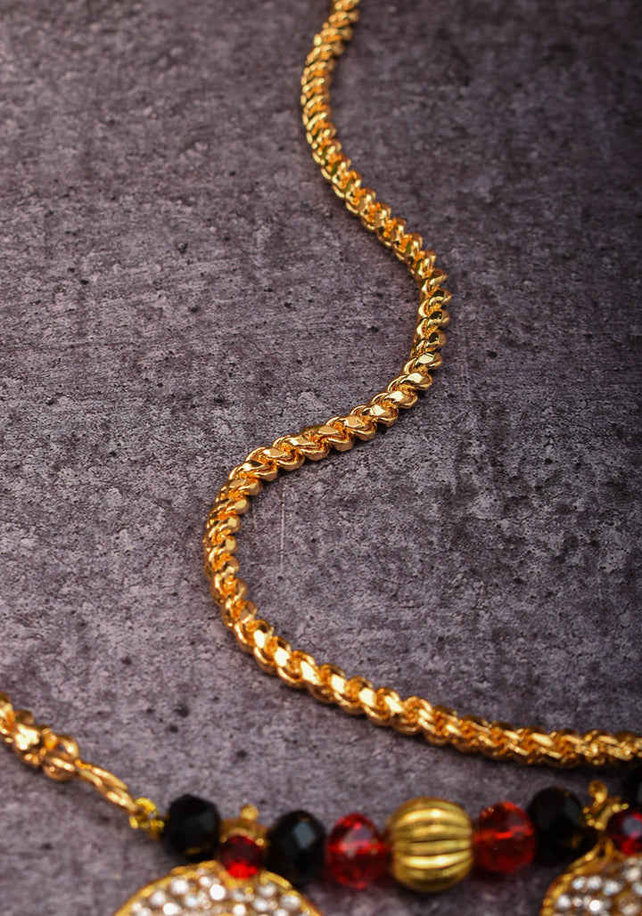 Stone studded Small Taali with Chain for Varalakshmi