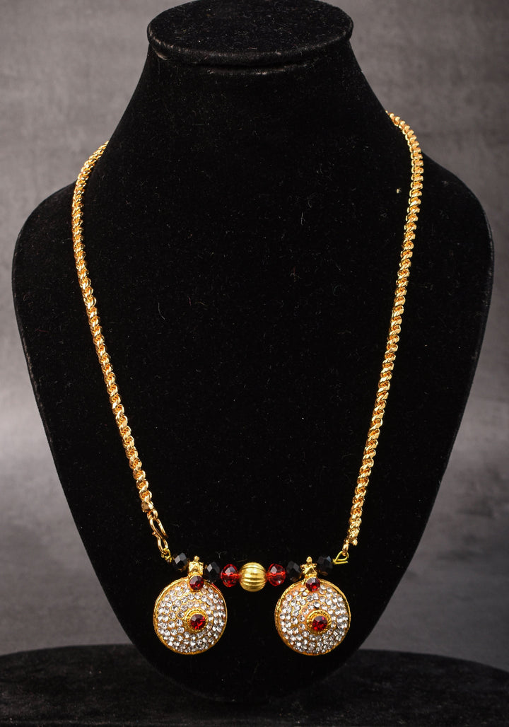 Stone studded Small Taali with Chain for Varalakshmi