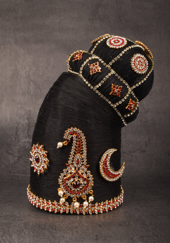 Andaal style kondai hair bun for Varalakshmi Setup