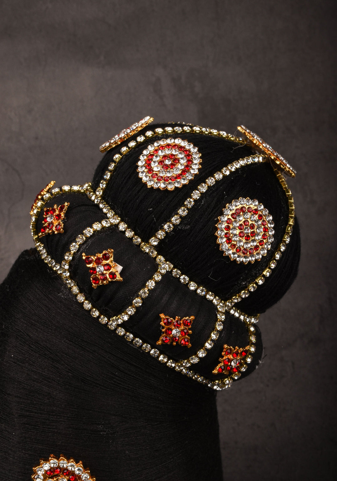 Andaal style kondai hair bun for Varalakshmi Setup