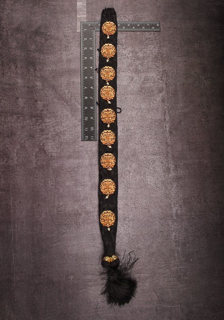 27" Varalakshmi Pooja Decoration Braided Hair Extension with jewels