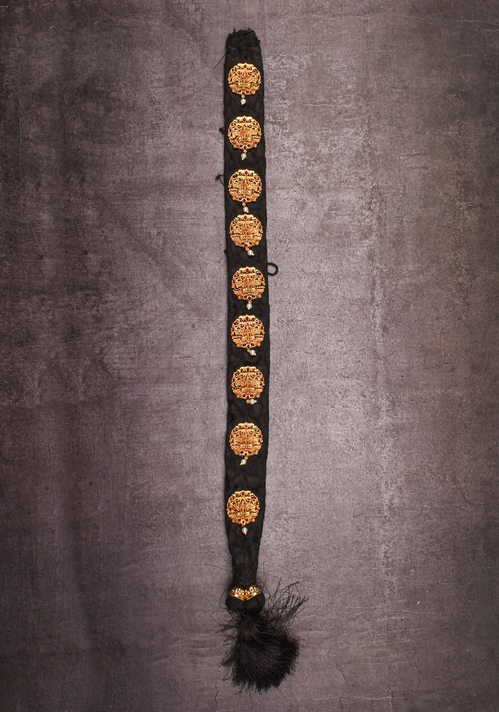 27" Varalakshmi Pooja Decoration Braided Hair Extension with jewels