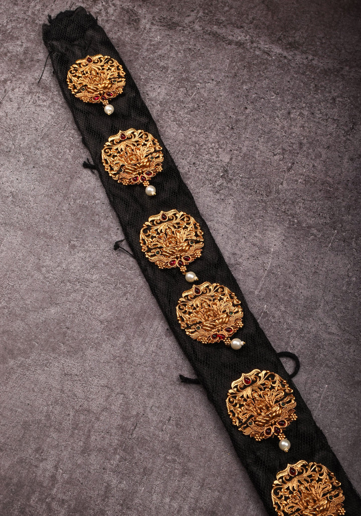 27" Varalakshmi Pooja Decoration Braided Hair Extension with jewels