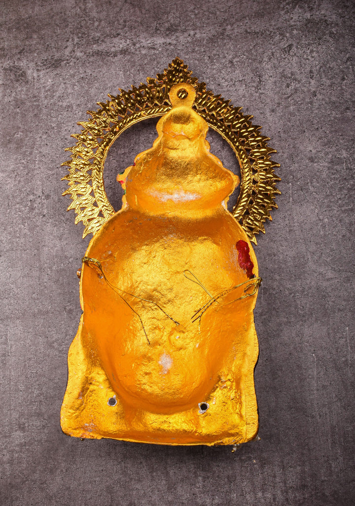 Varalakshmi  Haldi Amman Face with Crown and Jewelry Stone Decoration