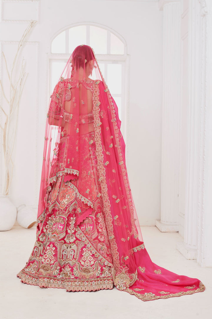 Rosaline Ombre Lehenga with embroidery, Customizable, Made to Order