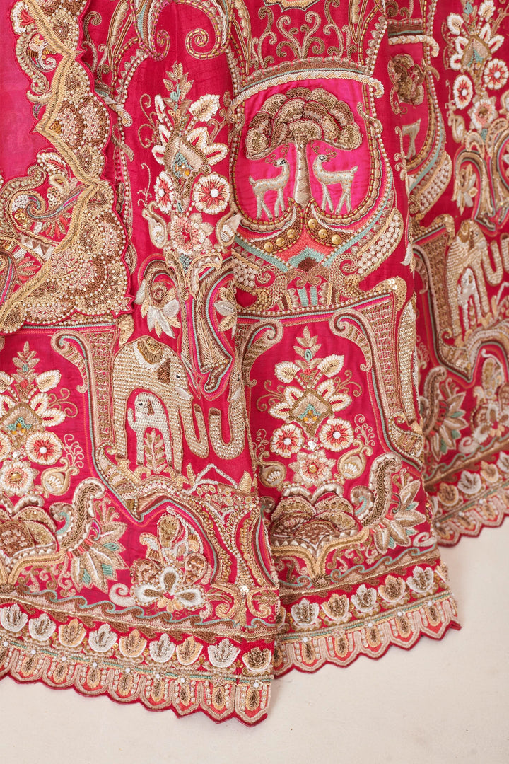 Rosaline Ombre Lehenga with embroidery, Customizable, Made to Order