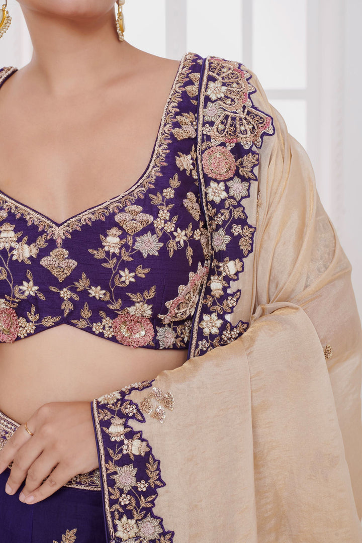 Faiza Lehenga with embroidery, Customizable, Made to Order