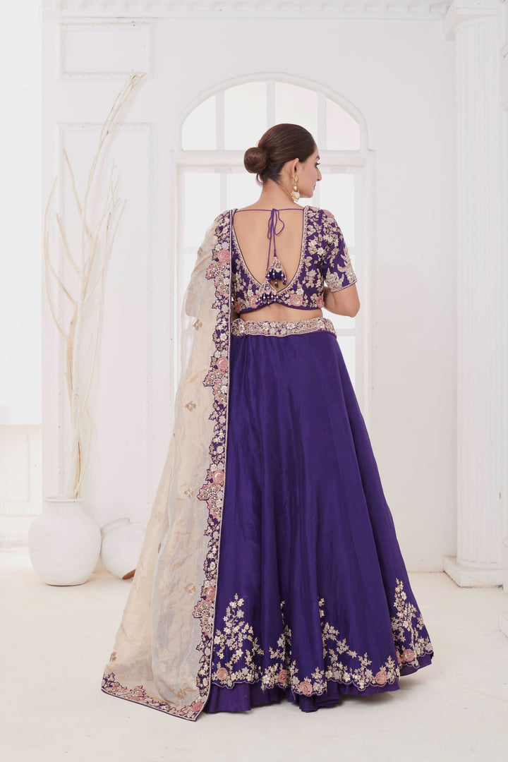 Faiza Lehenga with embroidery, Customizable, Made to Order