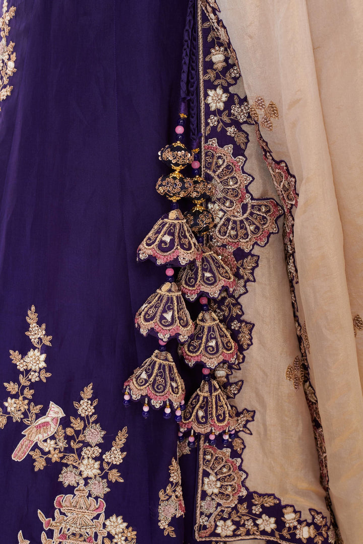 Faiza Lehenga with embroidery, Customizable, Made to Order