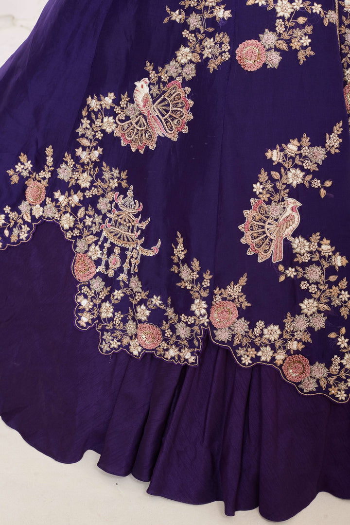 Faiza Lehenga with embroidery, Customizable, Made to Order