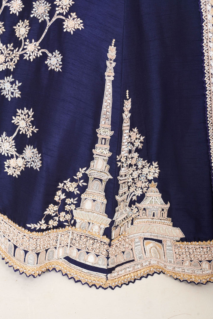 Noori Zardosi Lehenga with embroidery, Customizable, Made to Order
