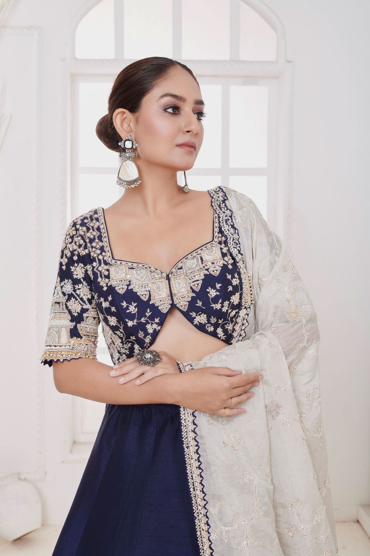 Noori Zardosi Lehenga with embroidery, Customizable, Made to Order