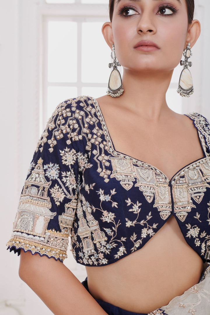 Noori Zardosi Lehenga with embroidery, Customizable, Made to Order
