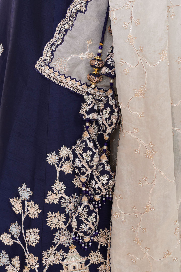 Noori Zardosi Lehenga with embroidery, Customizable, Made to Order