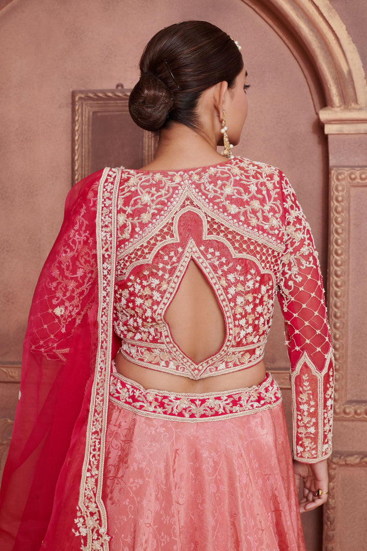 Lillian Lehenga with Resham embroidery, Customizable, Made to Order