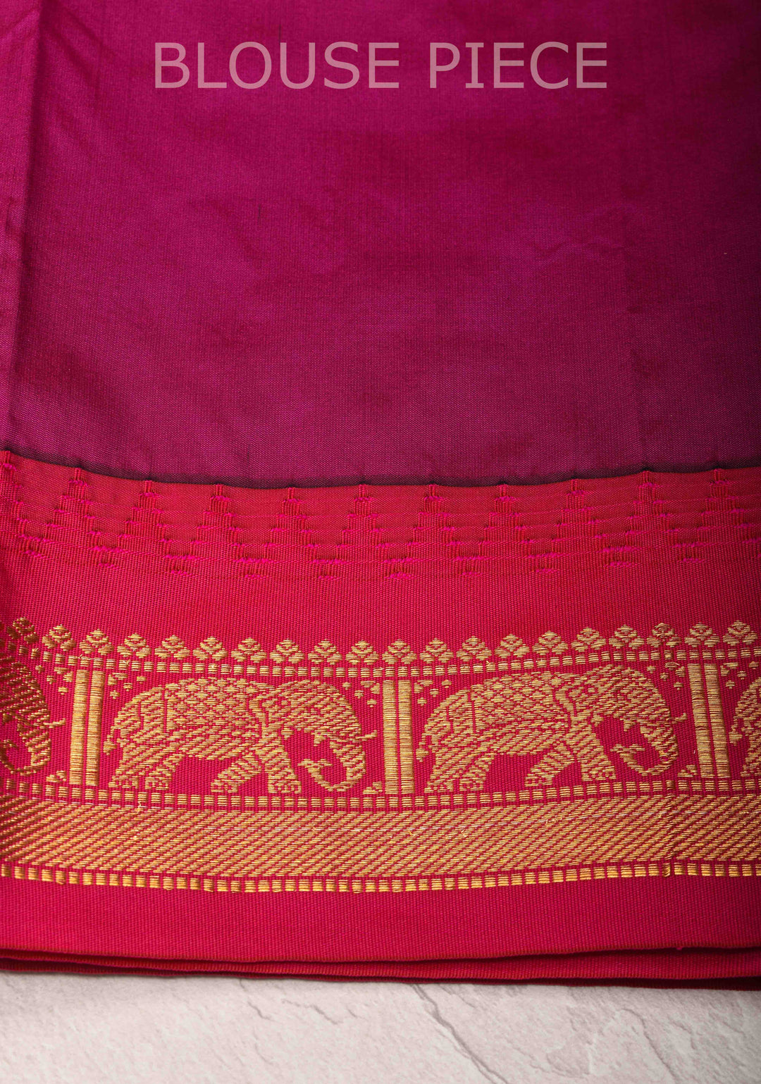 PREORDER - Silver Chalice Semi-Silk Saree with Elegant Zari Border