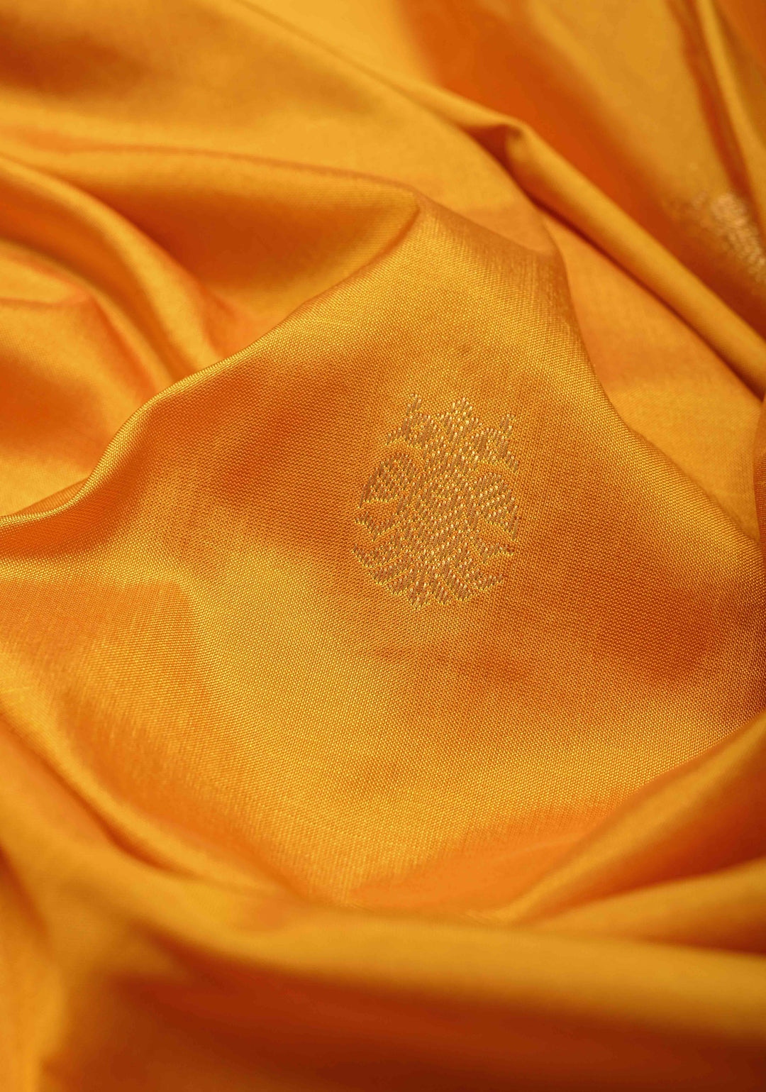 Musturd Yellow 9 Yards Madisaar Pure Silk Saree with Ganda Berunda Buttas and Contrast Zari Border | SILK MARK CERTIFIED