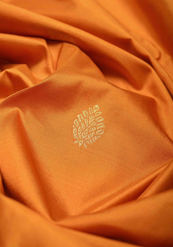 Musturd Yellow 9 Yards Madisaar Pure Silk Saree with Zari Buttas and Contrast Zari Border | SILK MARK CERTIFIED