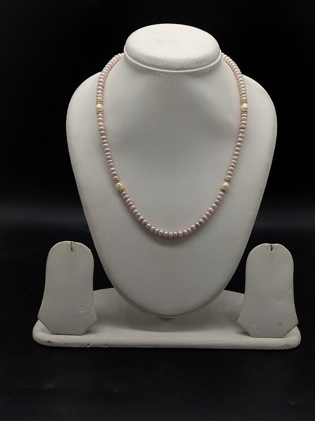 Blush Pearl Freshwater Single Line Mala | SHOBITAM