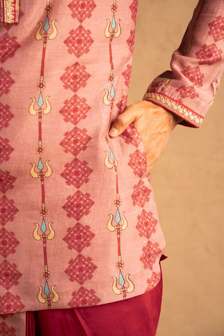 Kolam Trishul Kurta | SHOBITAM