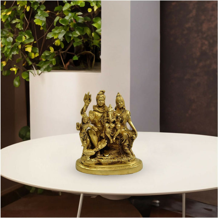 BRASS SHIVA FAMILY 6*5*3 | SHOBITAM