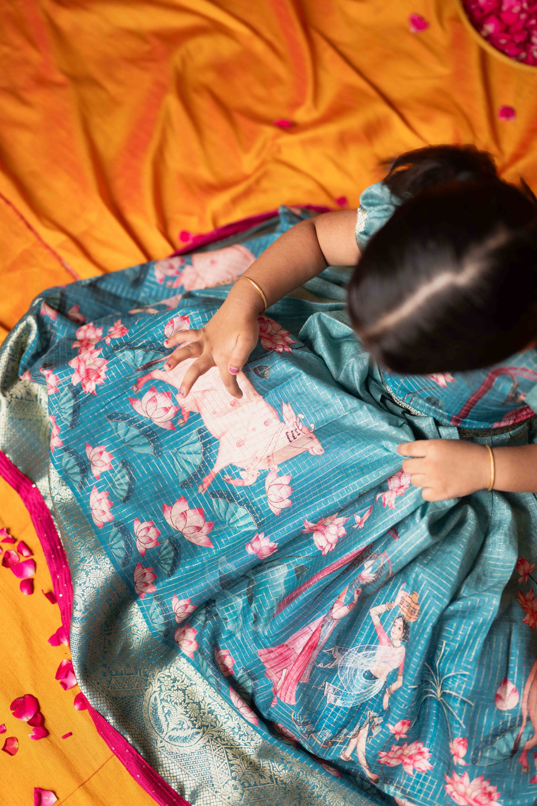 Nikazhya Blue Frock Mini | Made To Order