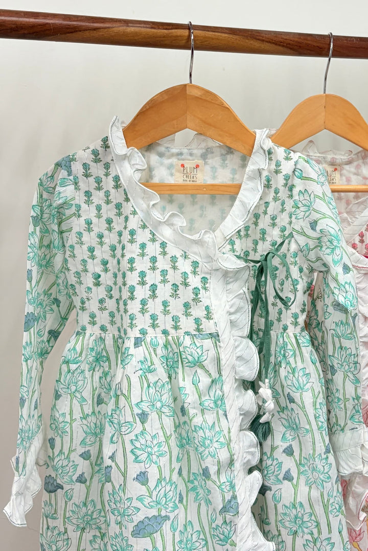 Lotus Bloom Angarakha Dress | SHOBITAM