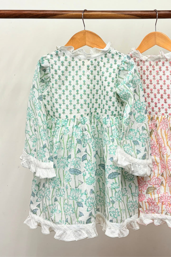Lotus Bloom Angarakha Dress | SHOBITAM
