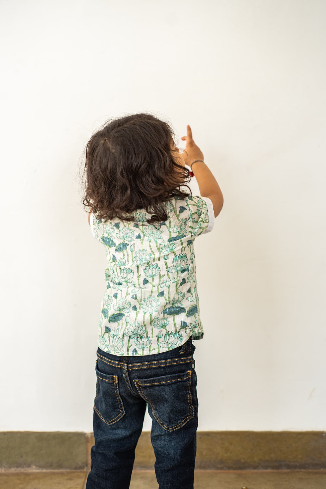 Lotus Button-Down Shirt | SHOBITAM