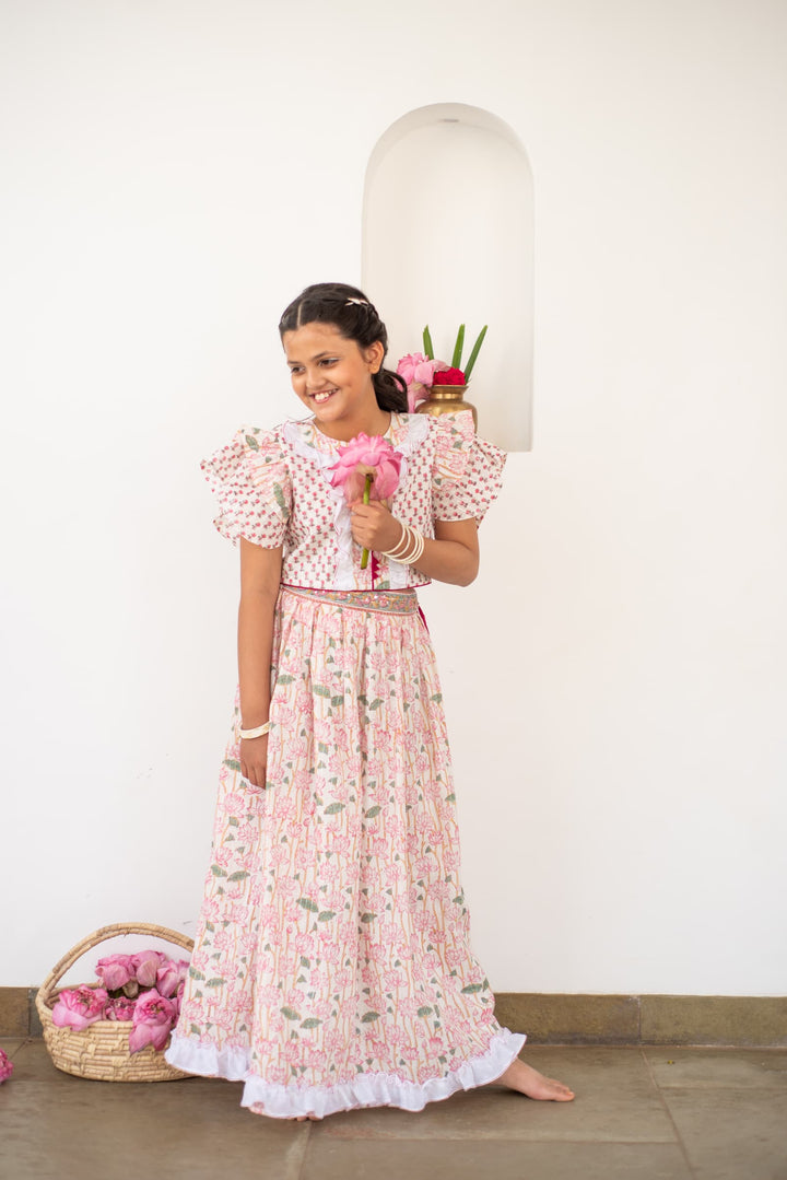 Lotus Dreamy Lehenga Set | SHOBITAM