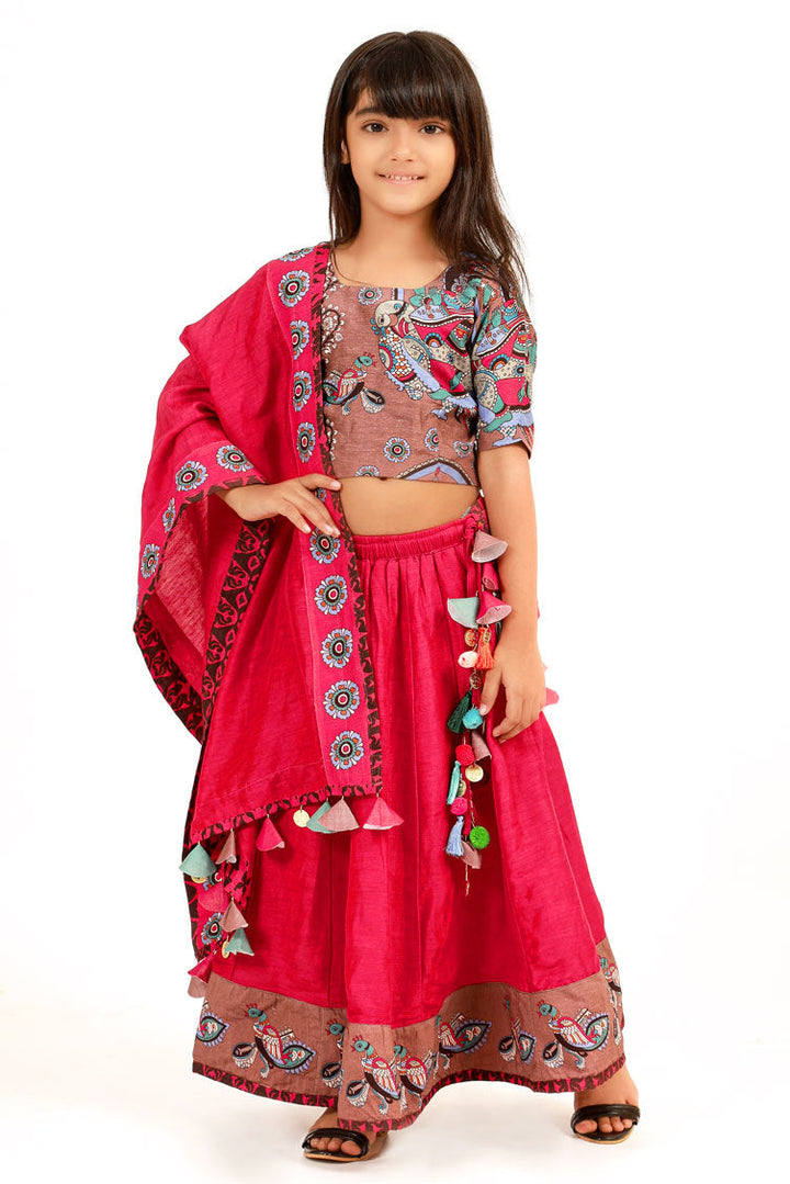 Mahamaya Lehenga Set (Girl) | SHOBITAM