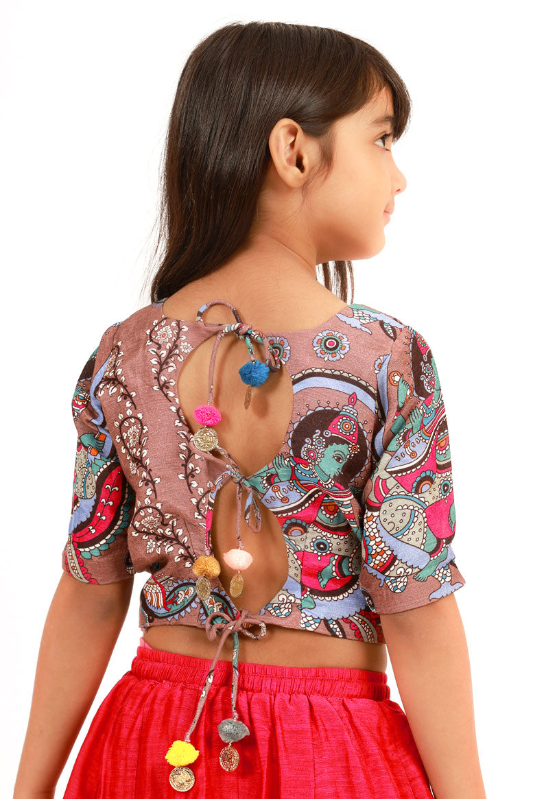 Mahamaya Lehenga Set (Girl) | SHOBITAM