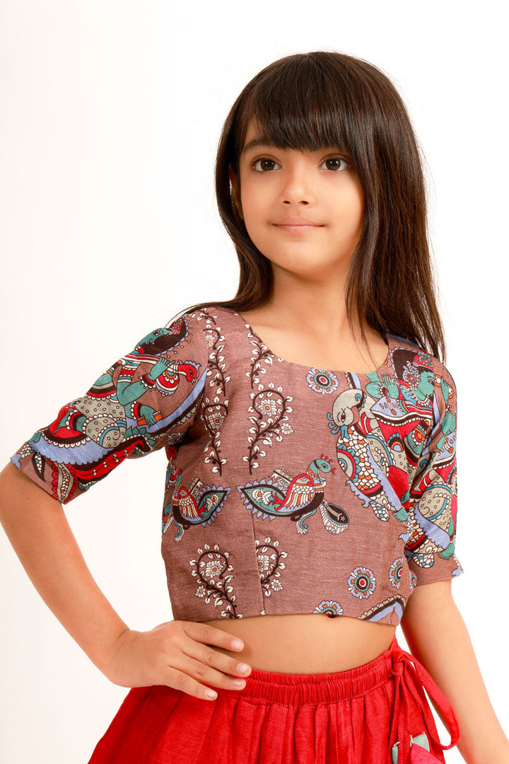 Mahamaya Lehenga Set (Girl) | SHOBITAM