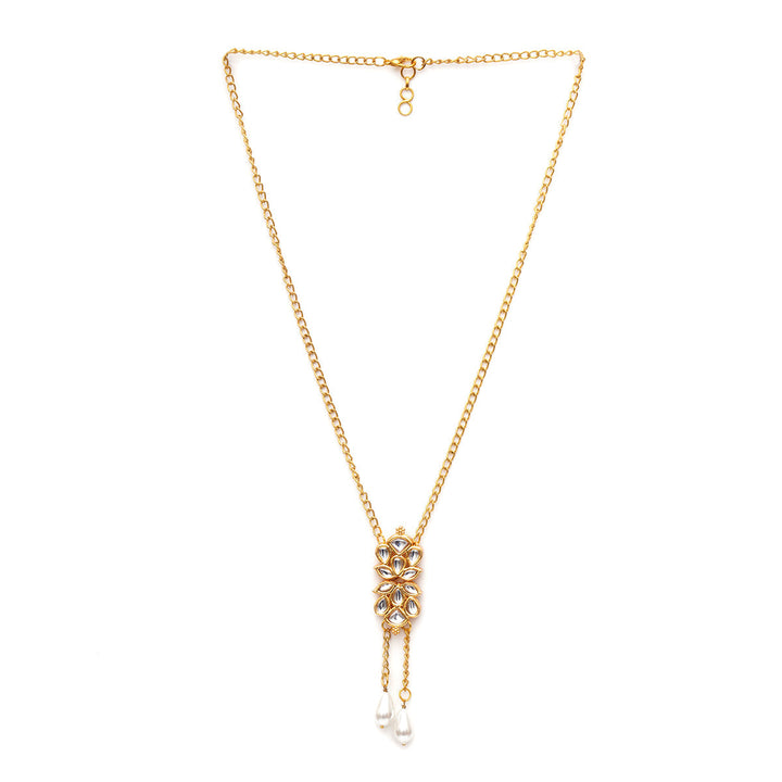 Long Kundan Neckpiece | SHOBITAM