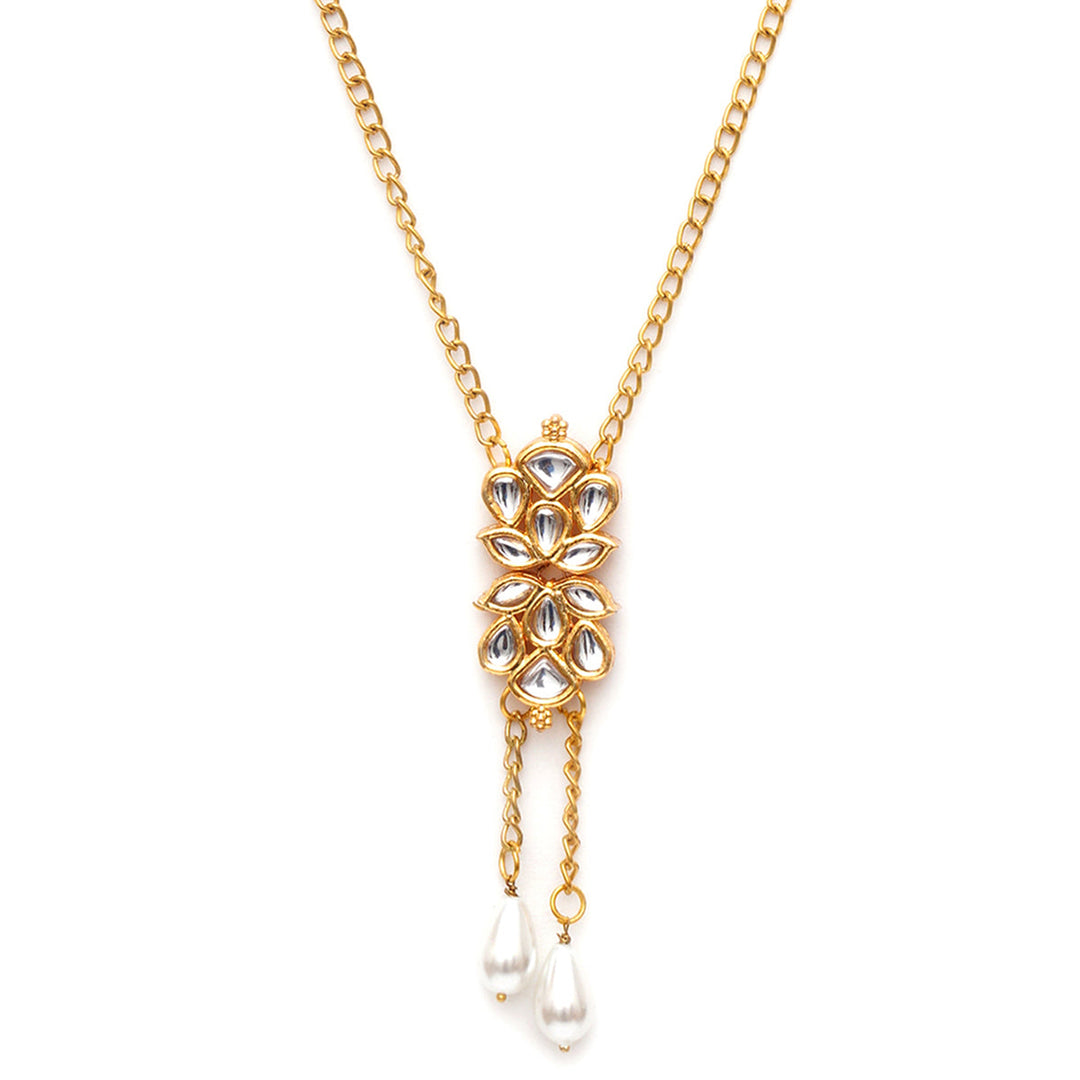 Long Kundan Neckpiece | SHOBITAM