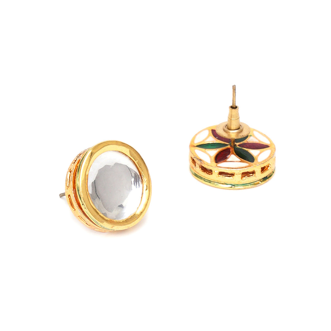 Kundan Studs | SHOBITAM