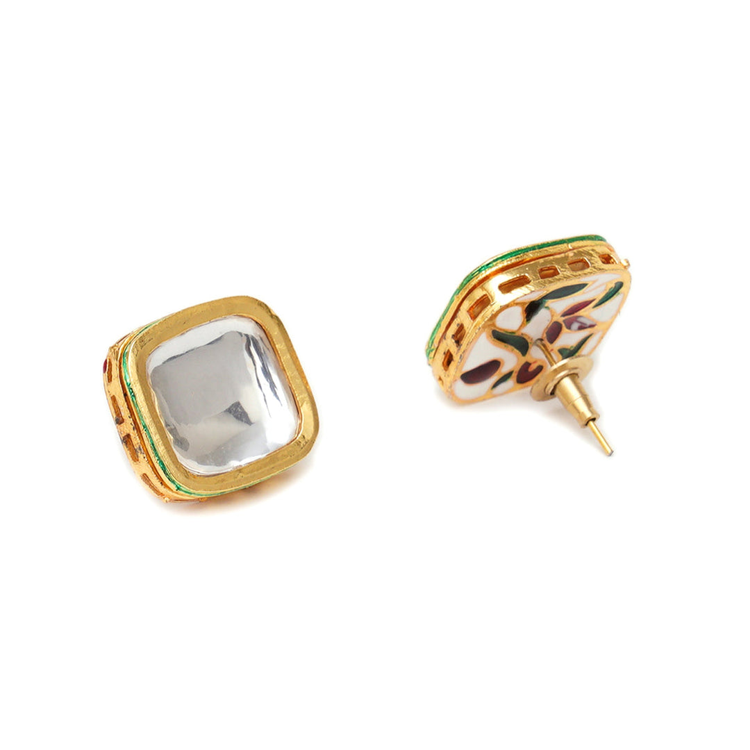 Kundan Studs | SHOBITAM