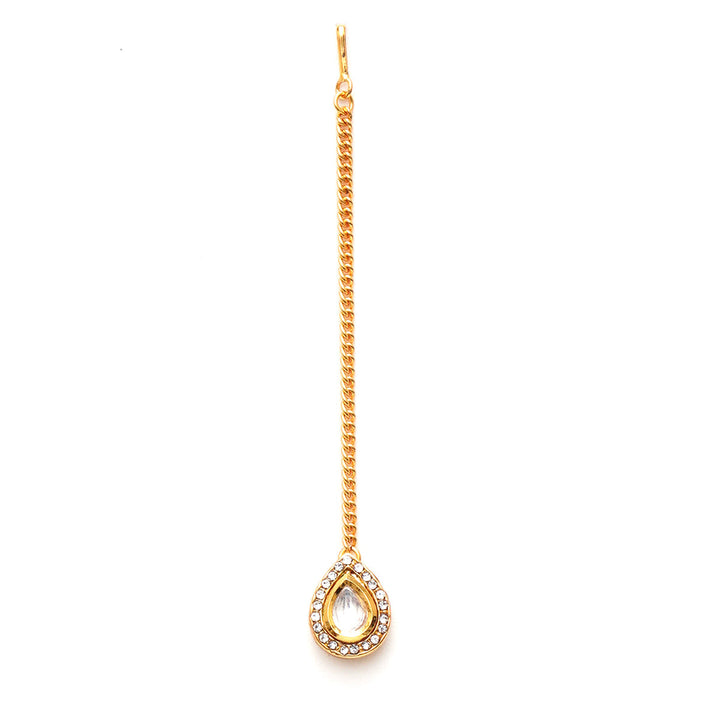 Women's Kundan Maang Tikka | SHOBITAM