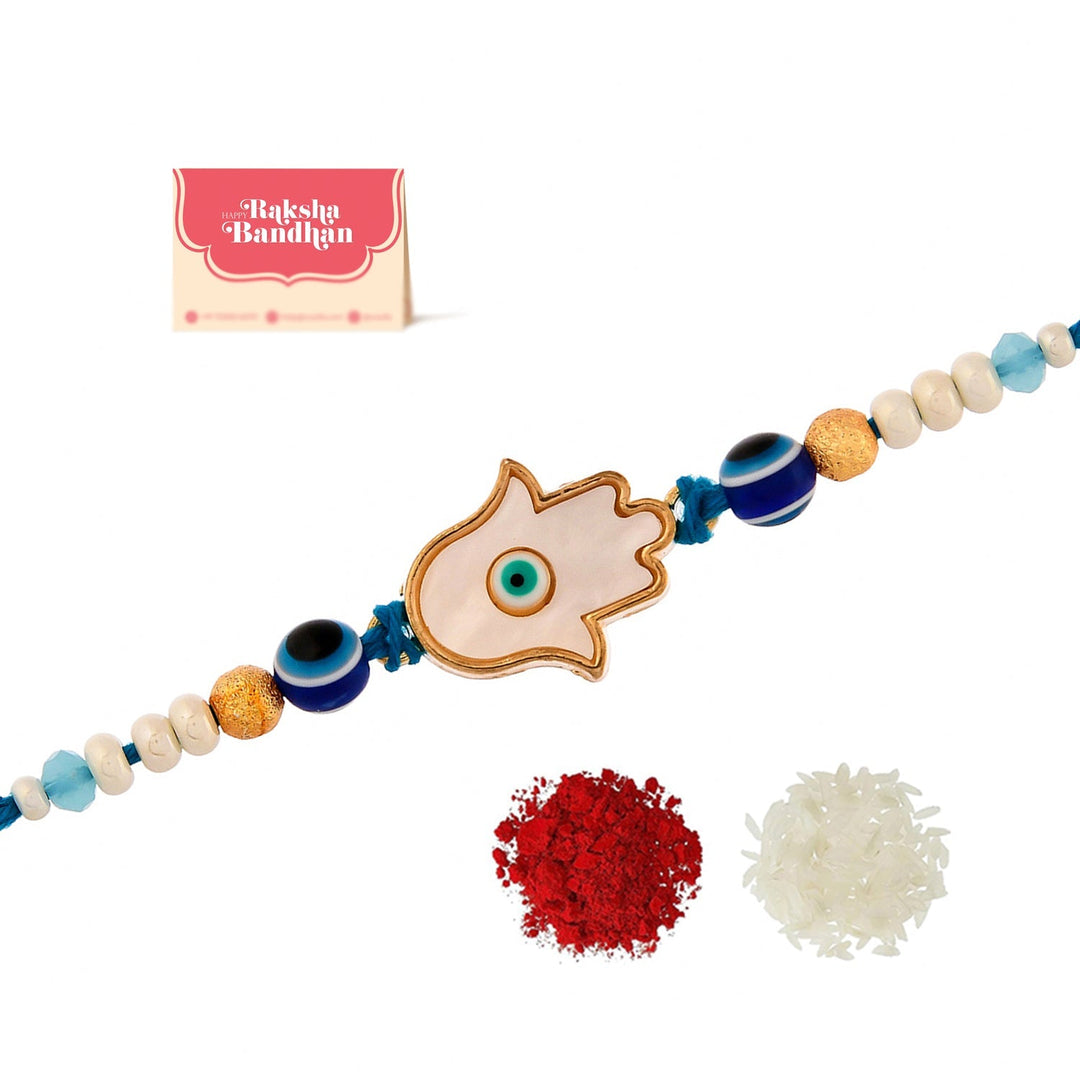 Evil Eye Men's Thread Rakhi For Brother  | SHOBITAM