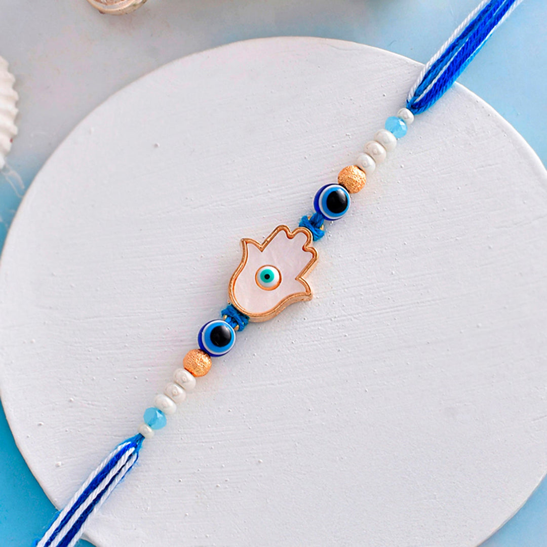 Evil Eye Men's Thread Rakhi For Brother  | SHOBITAM