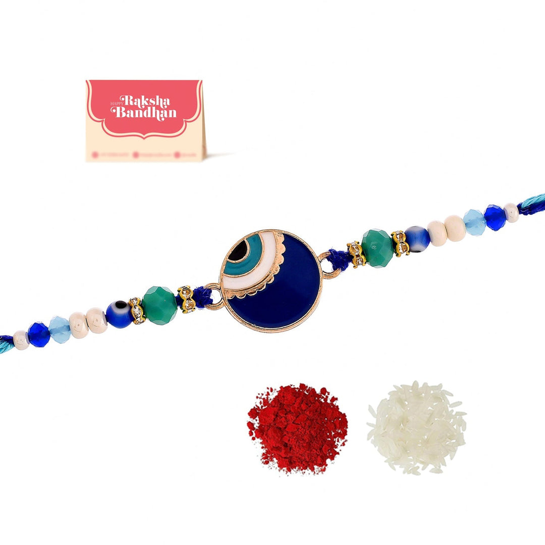Evil Eye Men's Thread Rakhi For Brother   | SHOBITAM