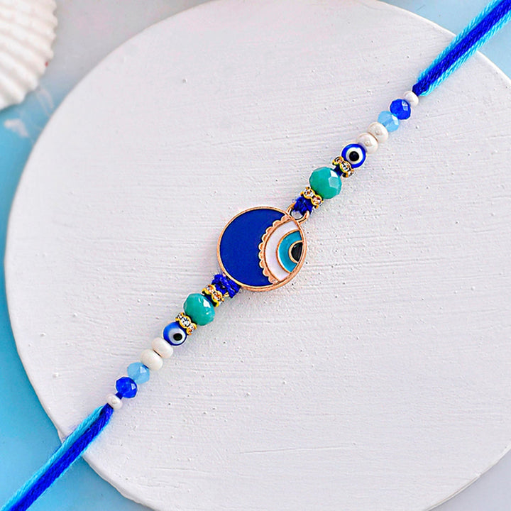 Evil Eye Men's Thread Rakhi For Brother   | SHOBITAM