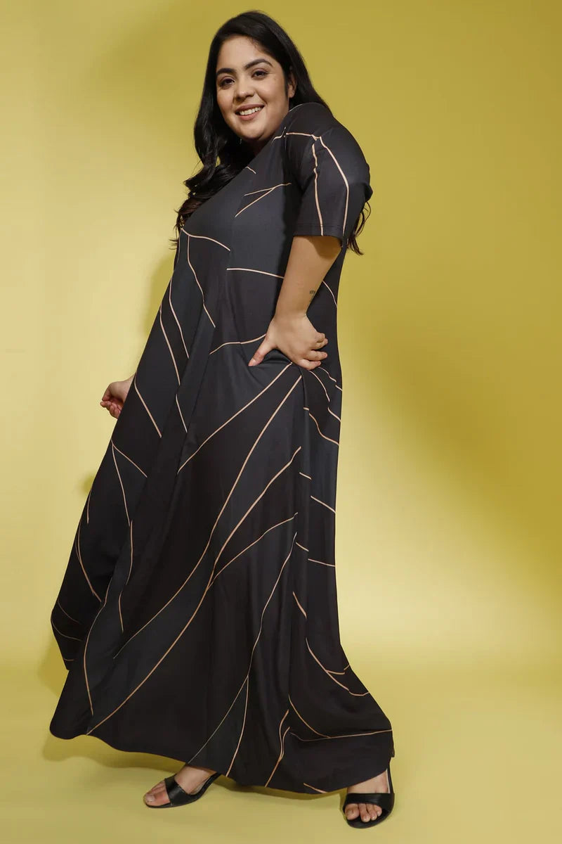 Teal Black Sculpted Cocktail Dress in Polyester Spandex Fabric for Women | Made to Order