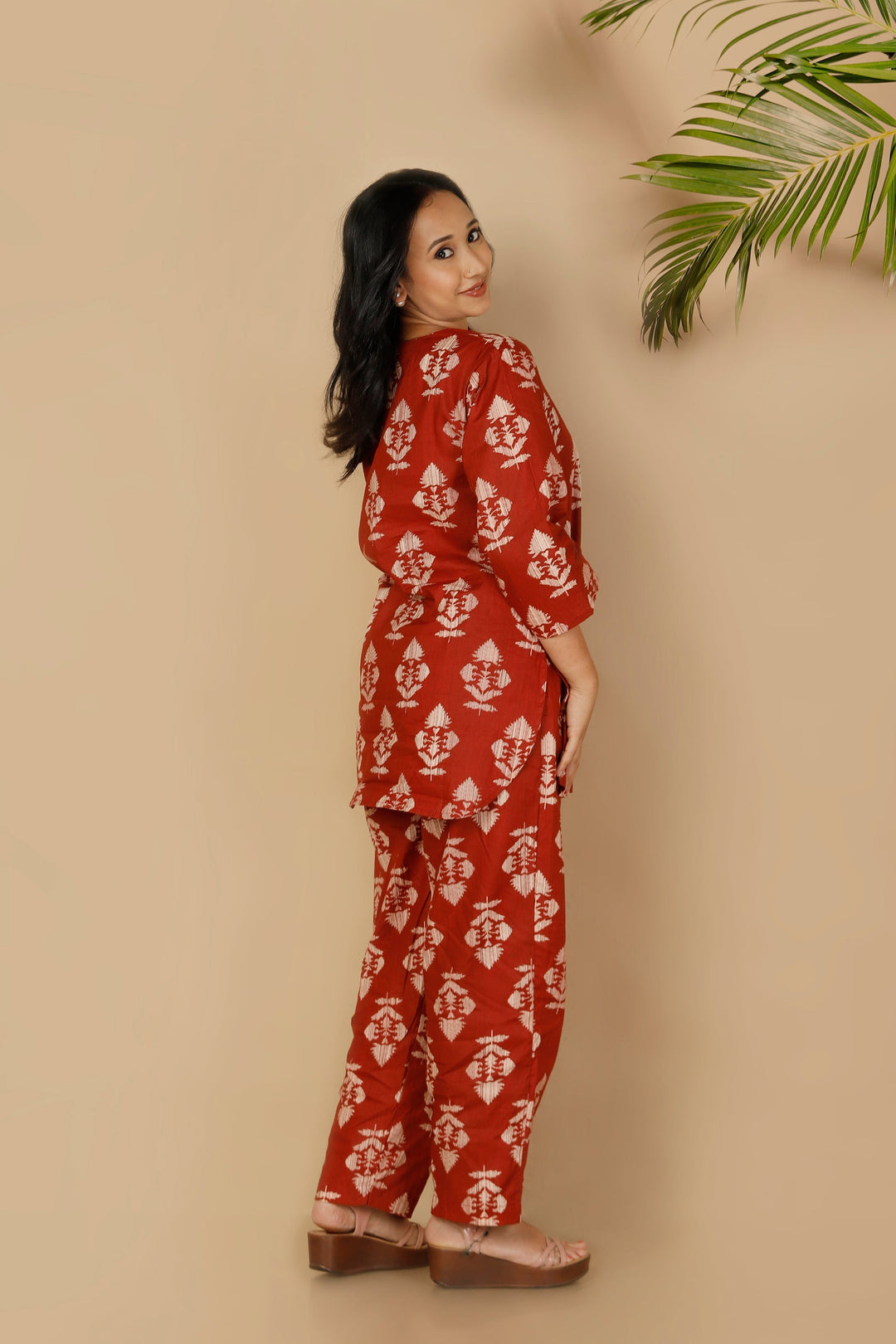 Rubina Butta Print Cotton Co-ord Set | SHOBITAM