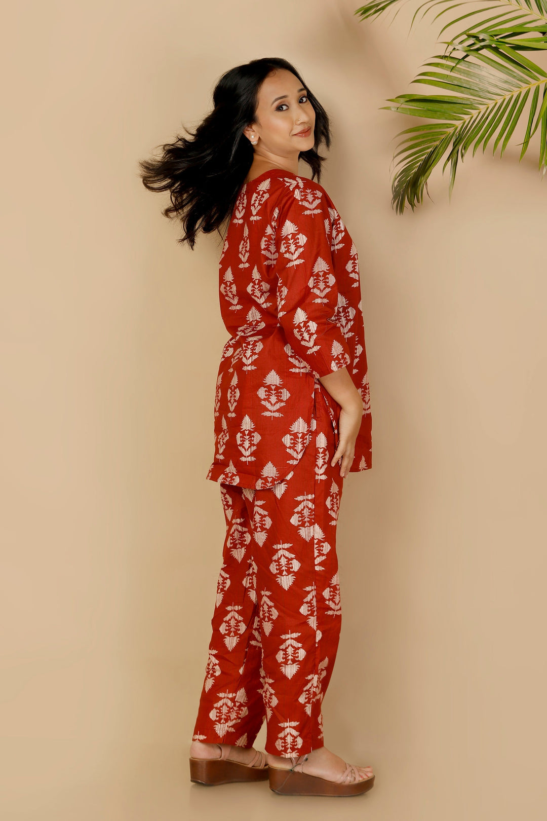 Rubina Butta Print Cotton Co-ord Set | SHOBITAM