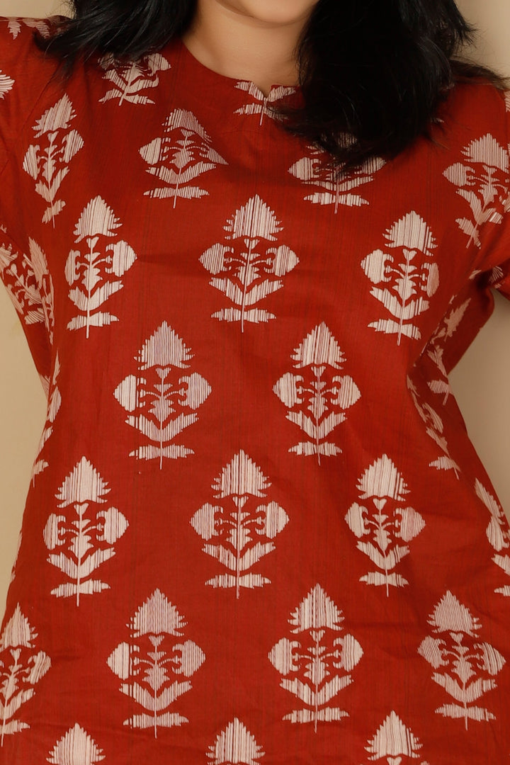 Rubina Butta Print Cotton Co-ord Set | SHOBITAM