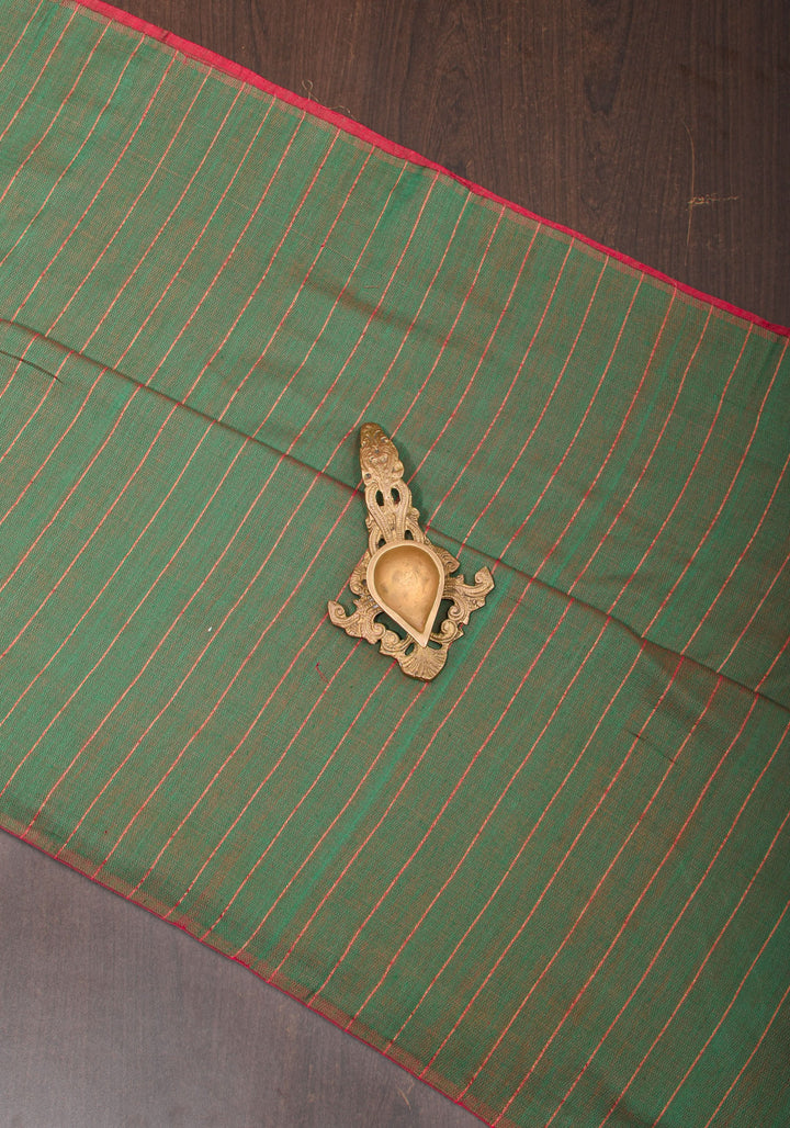 Reversible  Maheshwari Mercerised Cotton Saree with extralong tassels, no blouse piece